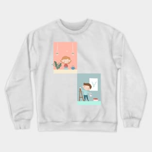 Ordinary Life Fairy Tale Palette Crewneck Sweatshirt